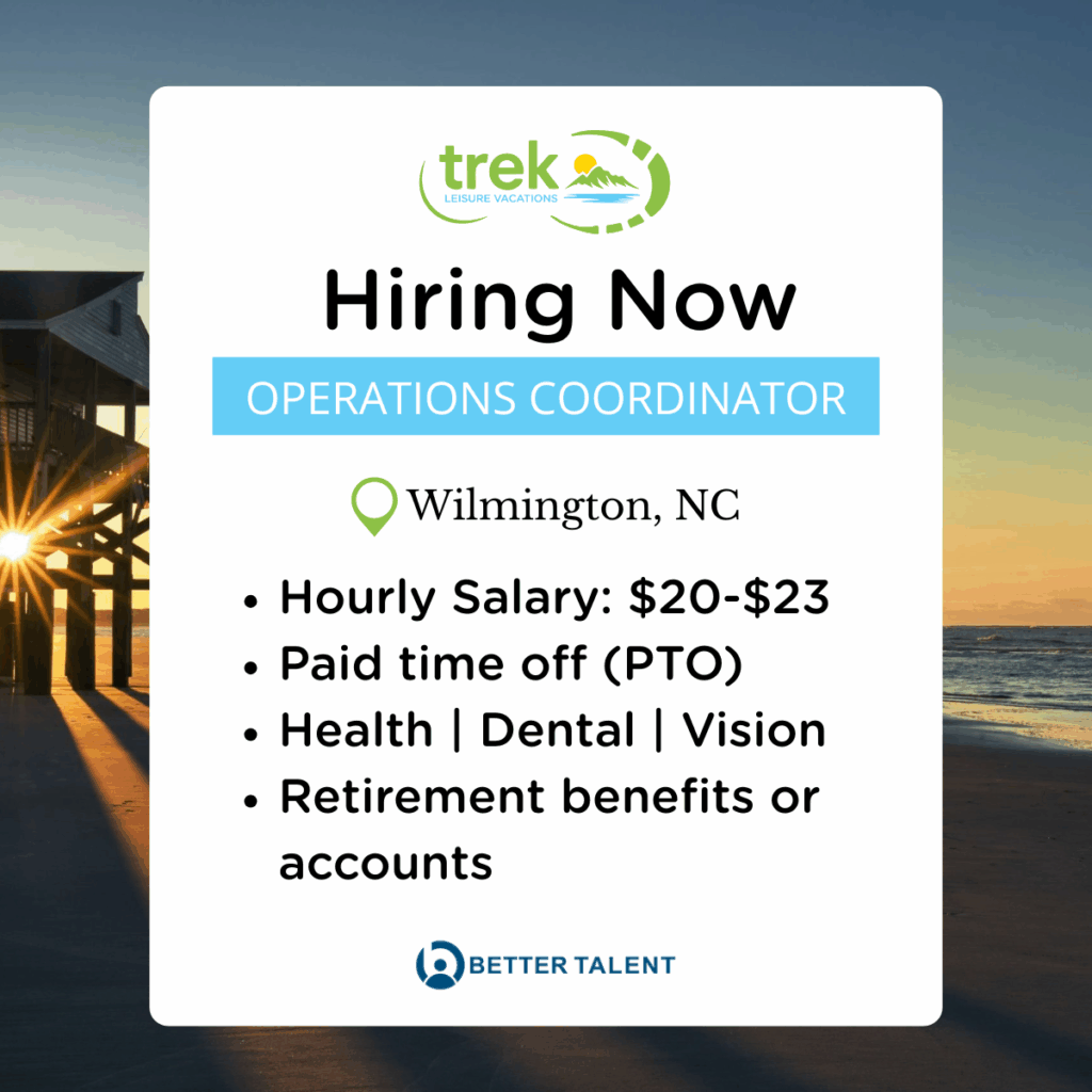 Trek Leisure Vacations Hiring Operations Coordinator